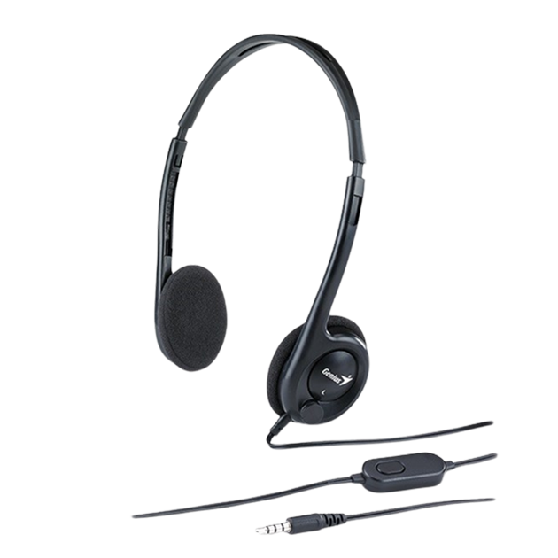 Genius HS M200C Lightweight Single Jack Headset Winsoft